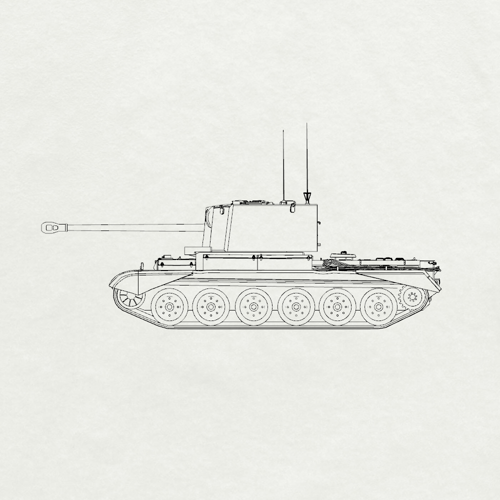 MRY-SFW SS817 Military Armoured Model Kit British Cruiser  Mk VIII Challenger (A30) Medium Tank 1/35 Adult Collectible Secondary image