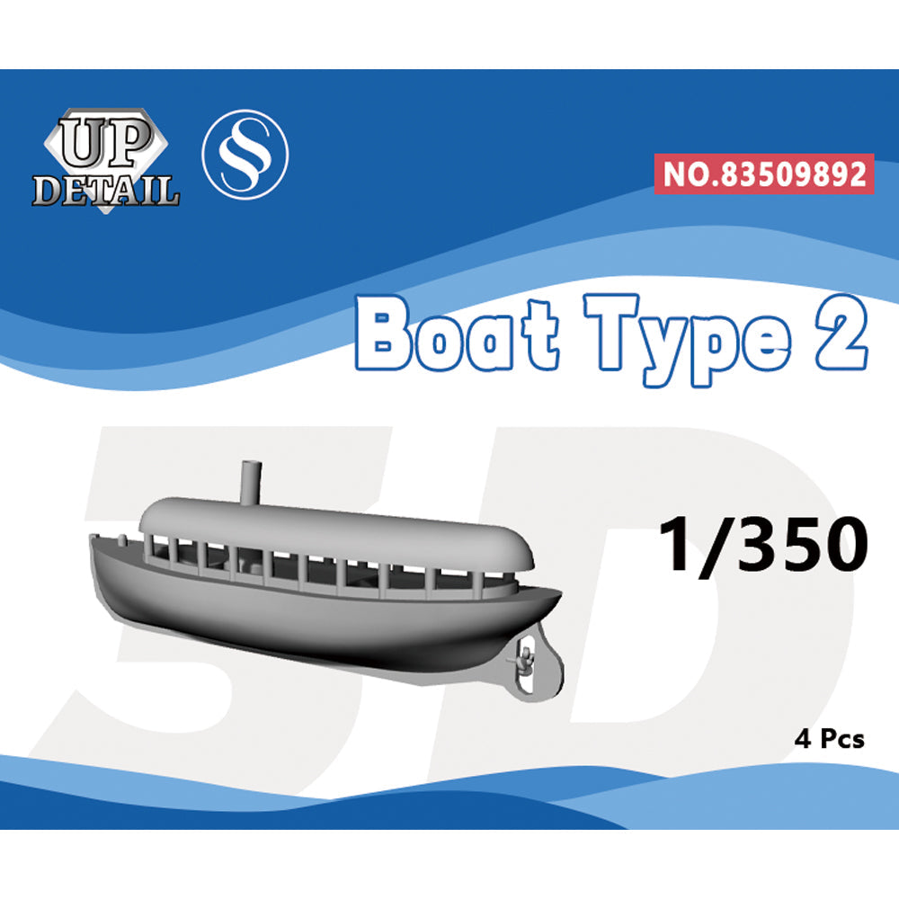 SSMODEL SS89892 Model Upgrade Parts Generic Ship's Boat Type 2 — scale model kit