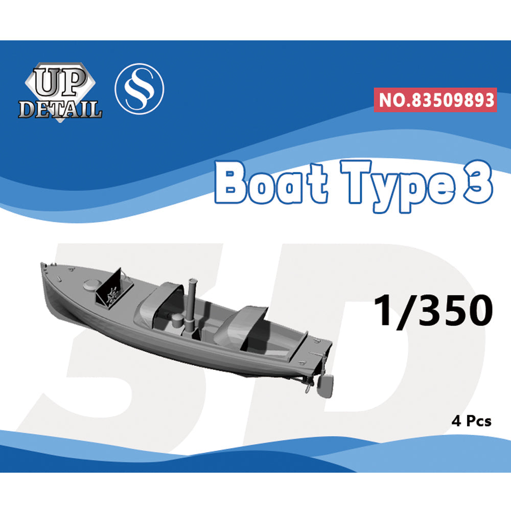 SSMODEL SS89893 Model Upgrade Parts Generic Ship's Boat Type 3 — scale model kit
