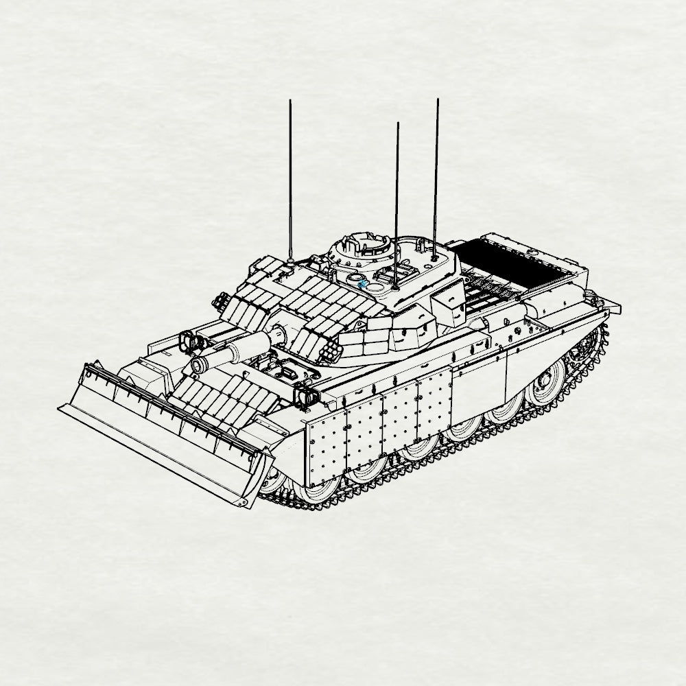 SSMODEL 912 War Gaming Military Model Kit Britain Centurion Avre Main Battle Tank