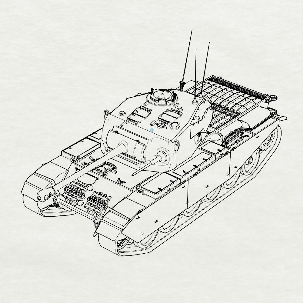 SSMODEL 914 Military Model Kit Britain Centurion Mk.I Medium Tank