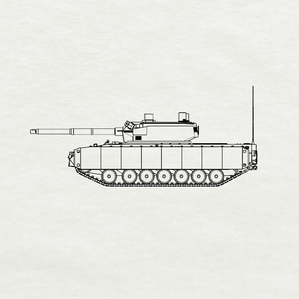 SSMODEL 919 Scale Military Model Kit US Test Bed Main Battle Tank