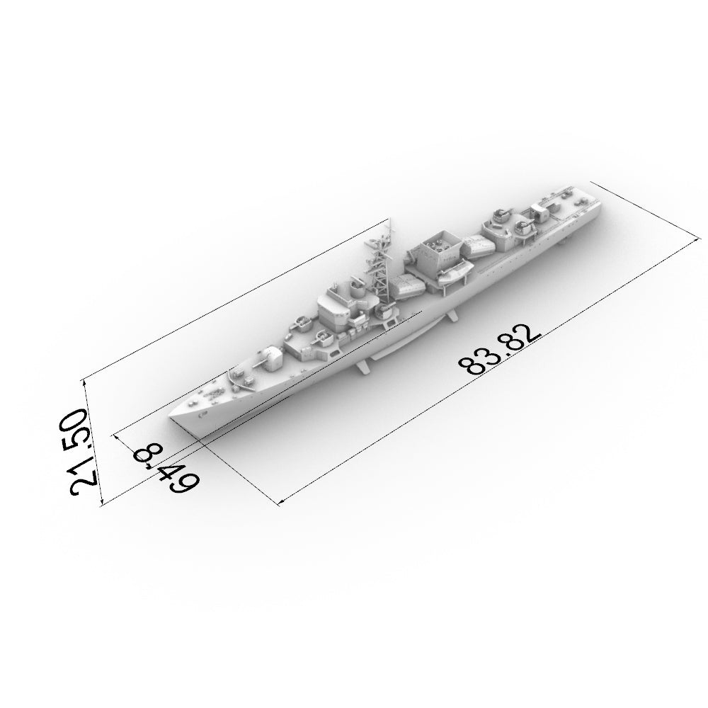 SSC180 Military Model CNS Jianghu I Class Frigate Water Line — detail view 7