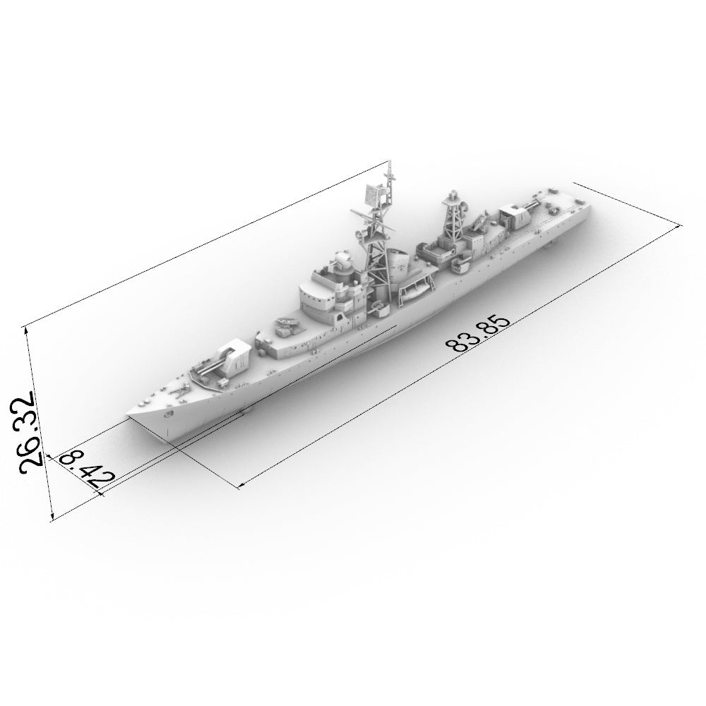 SSC181 Military Model CNS Jiangdong Class Frigate Water Line — detail view 7