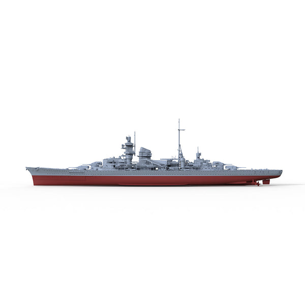 MRY-SFW SSC203S Germany Navy Admiral Hipper-class Bl¡§1cher  2nd Ship Full Hull Resin Warship Military Ship Model Hobby Collection Unassembled Unpainted