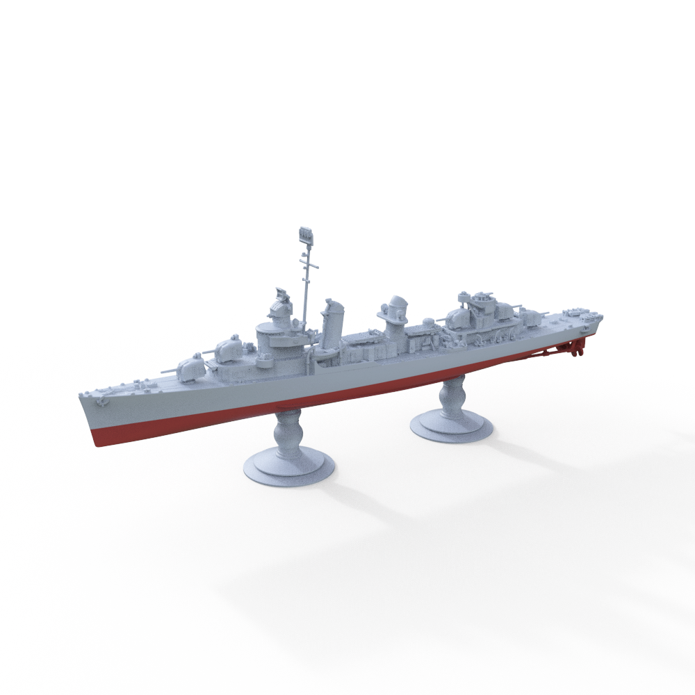 SSMODEL 533s Military Model Kit USN Fletcher-Class Fletcher (DD-445) 1942 Full Hull Main image