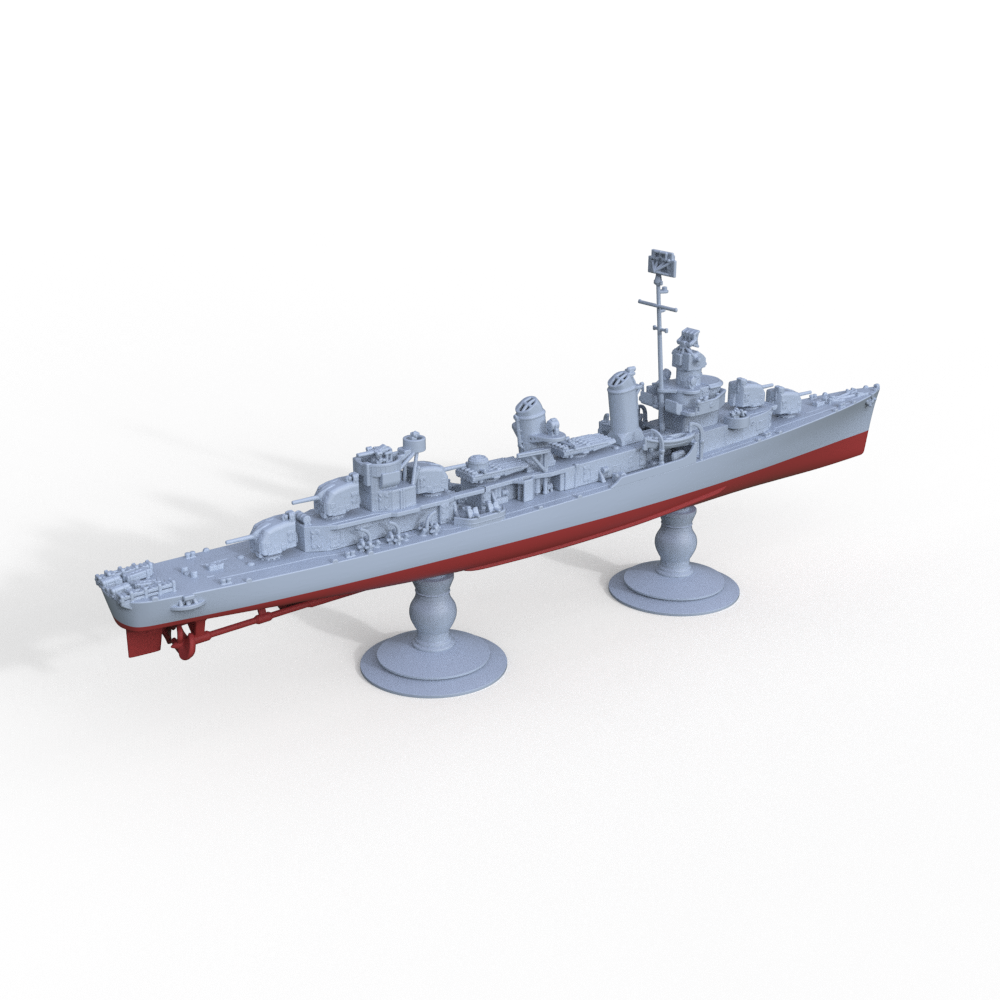 SSMODEL 533s Military Model Kit USN Fletcher-Class Fletcher (DD-445) 1942 Full Hull