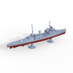 SSMODEL 603S Military Warship Model Kit French Navy Bearn Aircraft Carrier