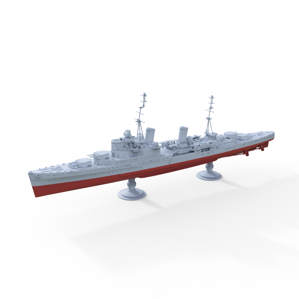 SSMODEL 604S Military Model Kit HMS SOUTHAMPTON Town-class Light Cruiser Full Hull — scale model kit