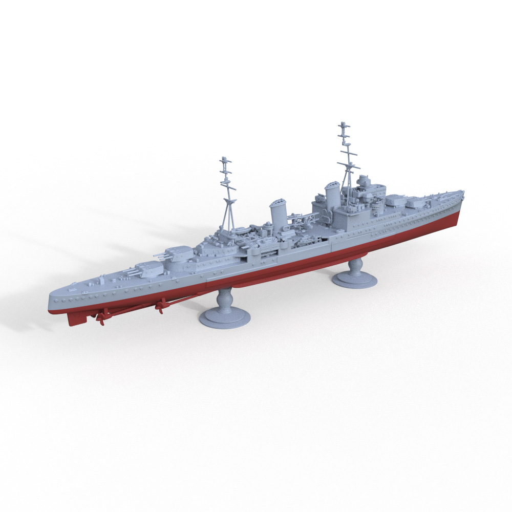 SSMODEL 604S Military Model Kit HMS SOUTHAMPTON Town-class Light Cruiser Full Hull Secondary image