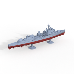 SSMODEL 608S Military Warship Model Kit French Navy Bearn Aircraft Carrier