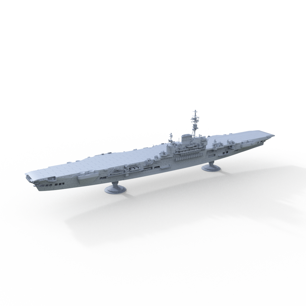SSMODEL 611 Military Model Kit British HMS Implacable Class Aircraft Carrier(Bottomless Version) Secondary image