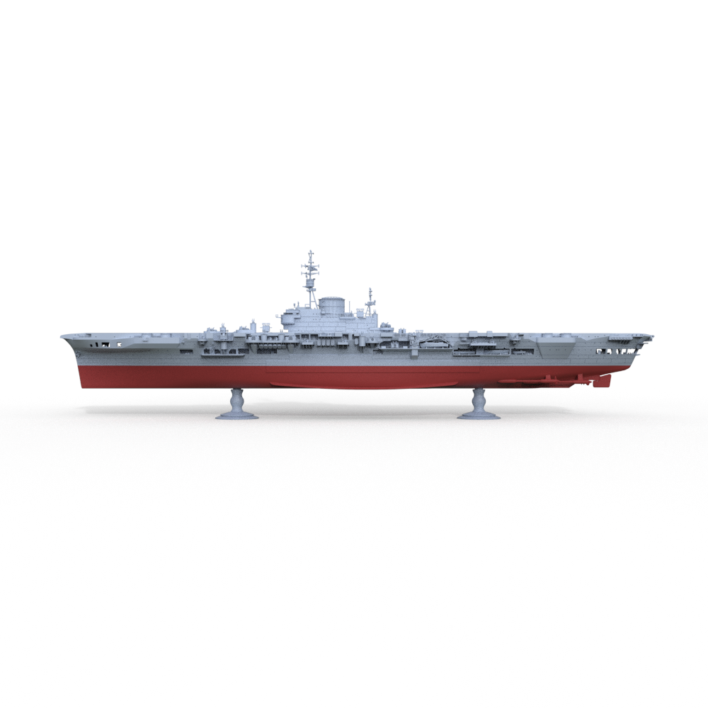 SSMODEL 611S Military Model Kit British HMS Implacable Class Aircraft Carrier Full Hull — detail view 3