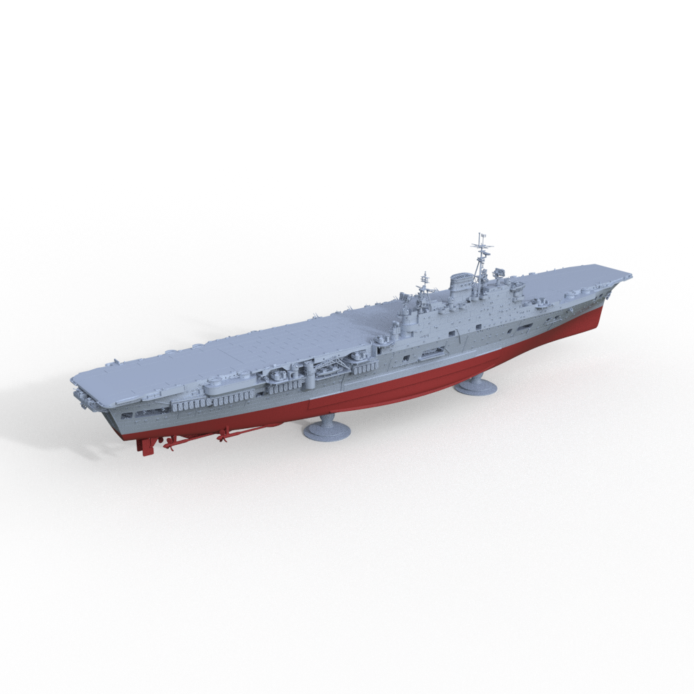 SSMODEL 613S Military Model Kit HMS Audacious Class Aircraft Carrier Full Hull Secondary image
