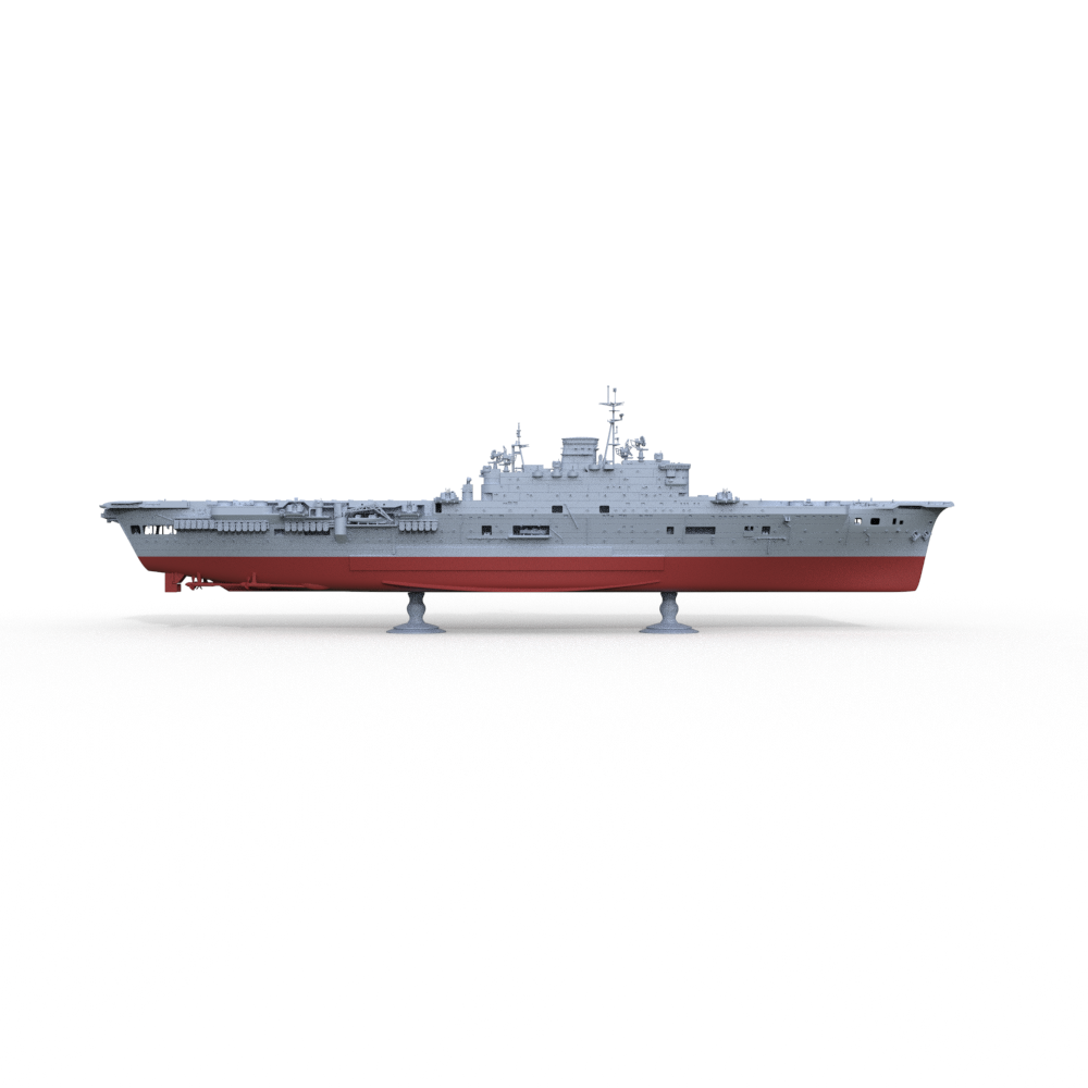 SSMODEL 613S Military Model Kit HMS Audacious Class Aircraft Carrier Full Hull — scale model kit