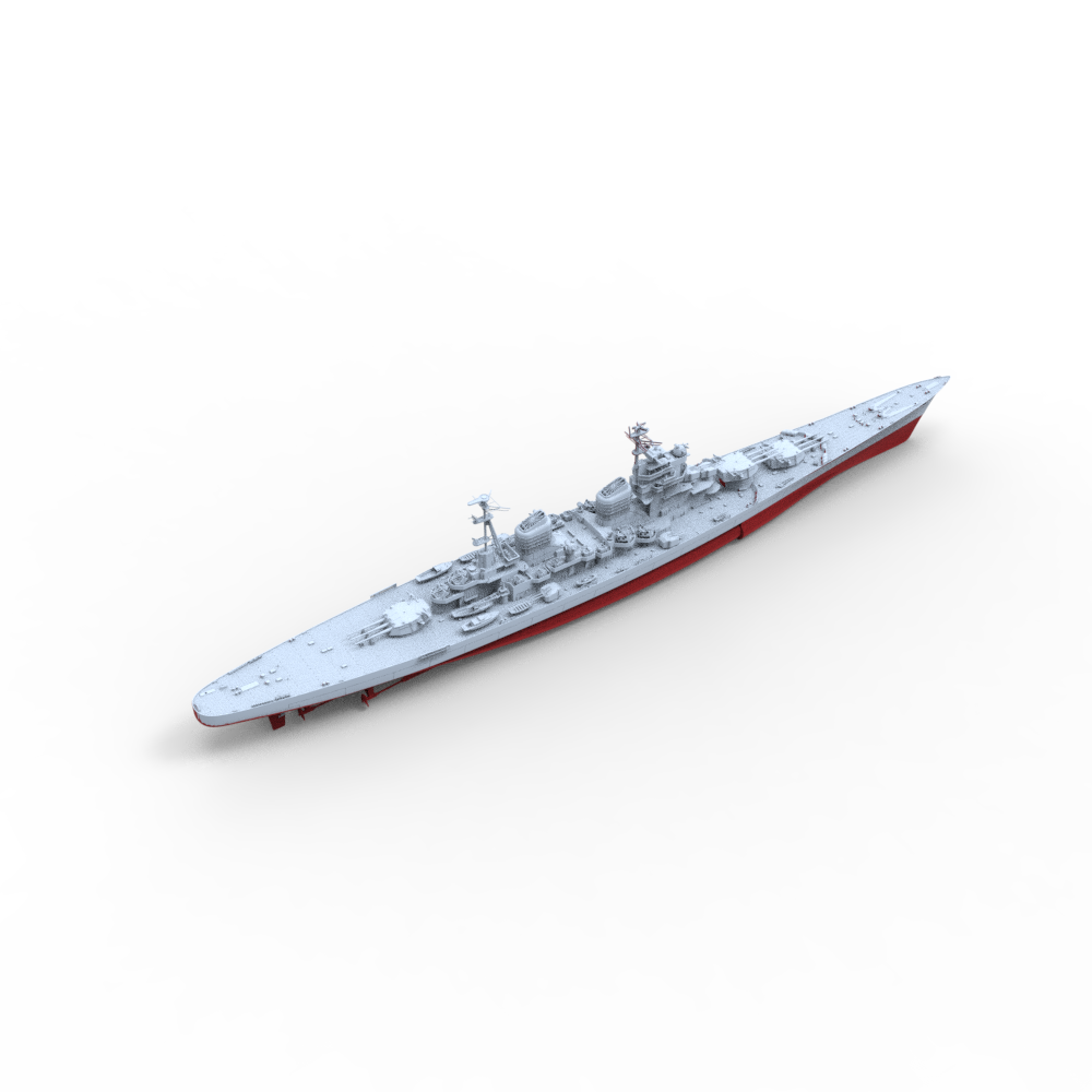 SSC126S Military Model Soviet Union Stalingrad Class Battlecruiser Full Hull — detail view 2