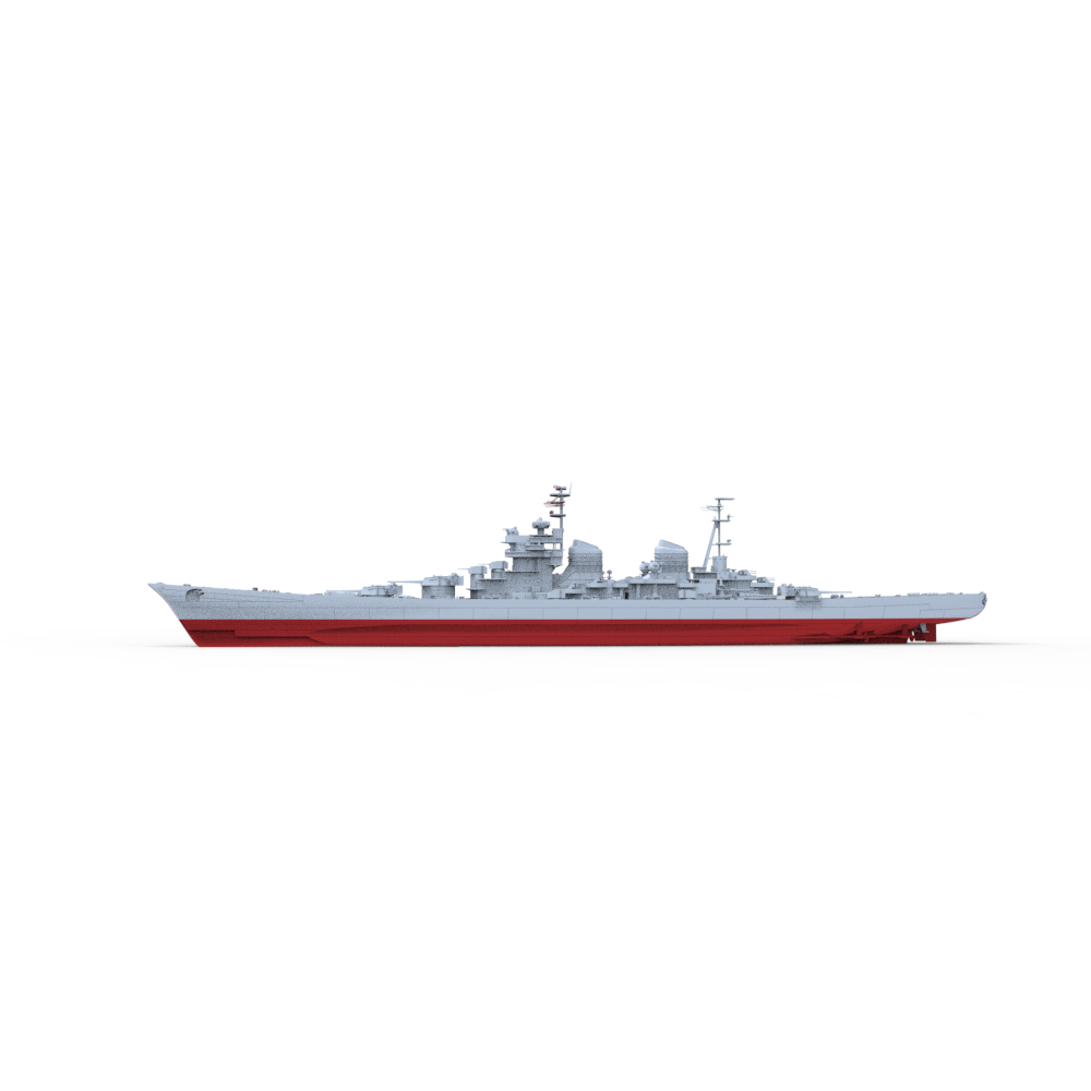 SSC126S Military Model Soviet Union Stalingrad Class Battlecruiser Full Hull — detail view 3