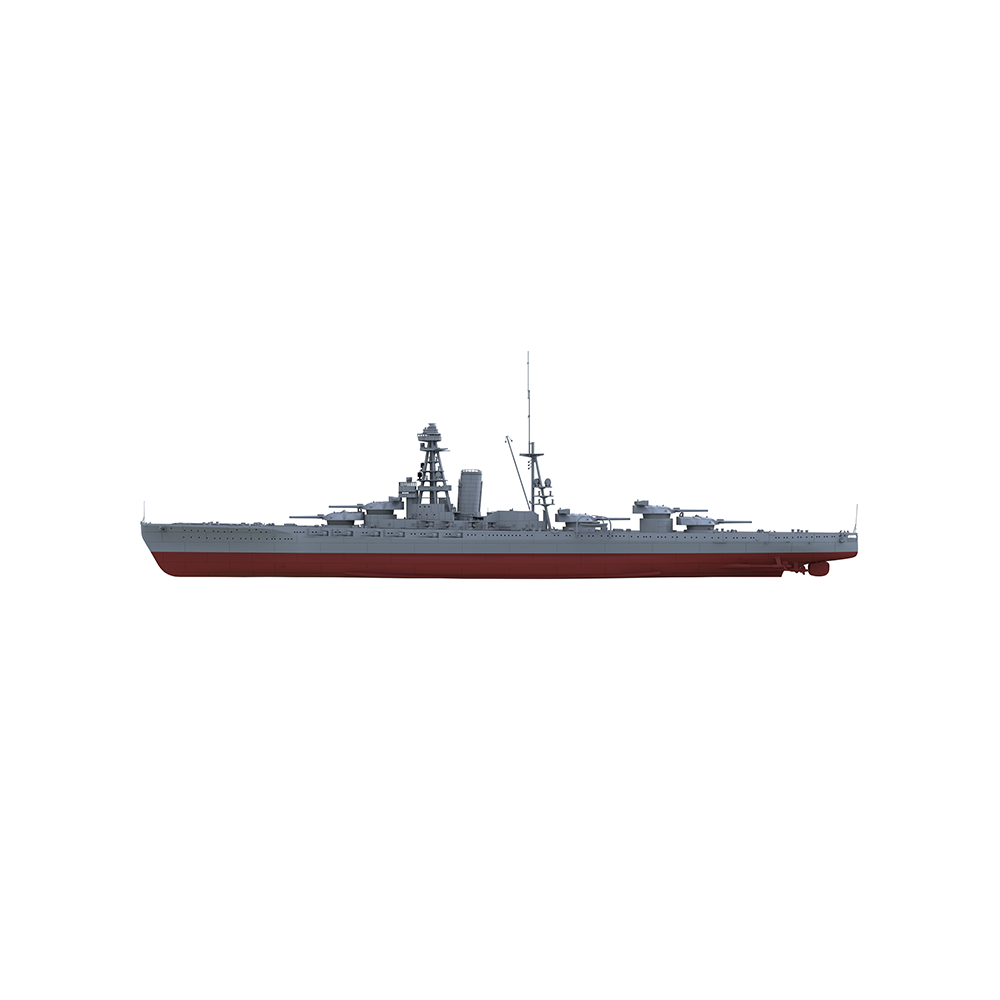 SSC127S Military Model IJN Kaga Class TOSA Battleship Full Hull — detail view 3