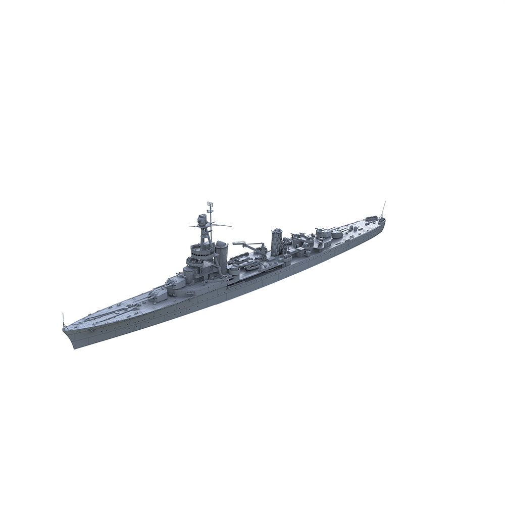 SSMODEL SSC128  Military Model France Suffren Class Suffren Heavy Cruiser  Water Line — scale model kit