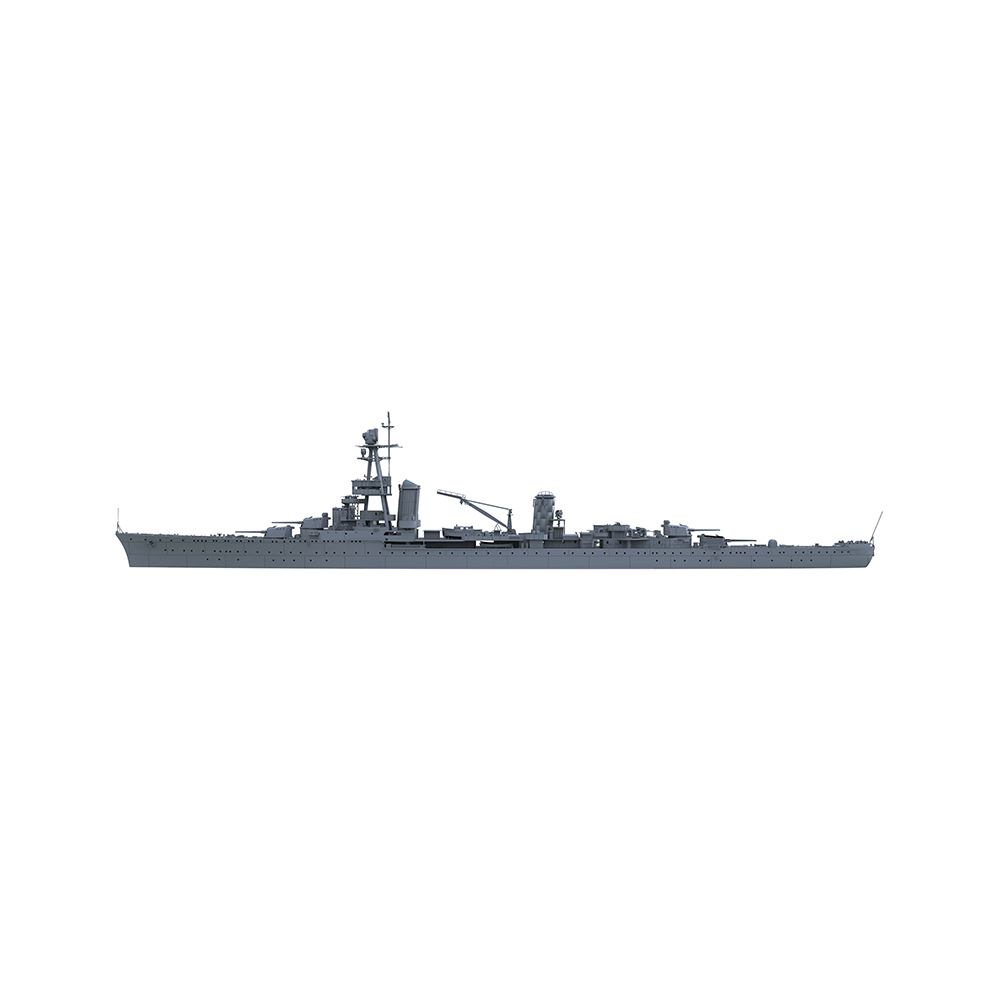 SSMODEL SSC128  Military Model France Suffren Class Suffren Heavy Cruiser  Water Line — detail view 3