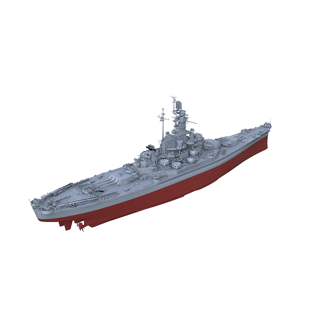 SSC136S Military Model USS South Dakota Class South Dakota Battleship (BB-57) Full Hull — detail view 2