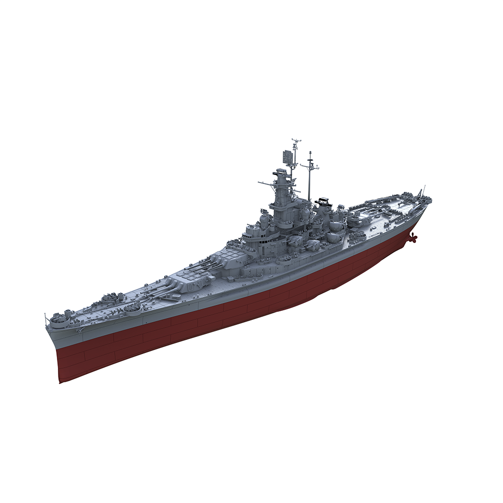SSC136S Military Model USS South Dakota Class South Dakota Battleship (BB-57) Full Hull Main image