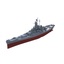 SSC136S Military Model USS South Dakota Class South Dakota Battleship (BB-57) Full Hull