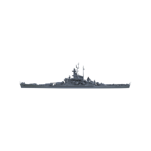 SSC136 Military Model USS South Dakota Class South Dakota Battleship (BB-57) Water Line