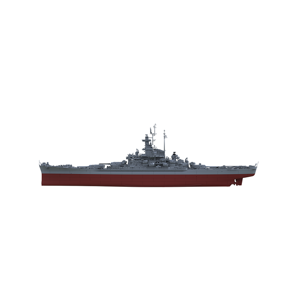 SSC136S Military Model USS South Dakota Class South Dakota Battleship (BB-57) Full Hull