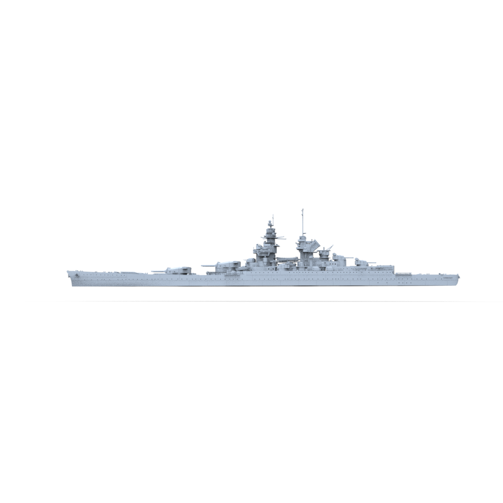 SSC145 Military Model NMF Richelieu cCass Clemenceau Battleship Water Line — detail view 3