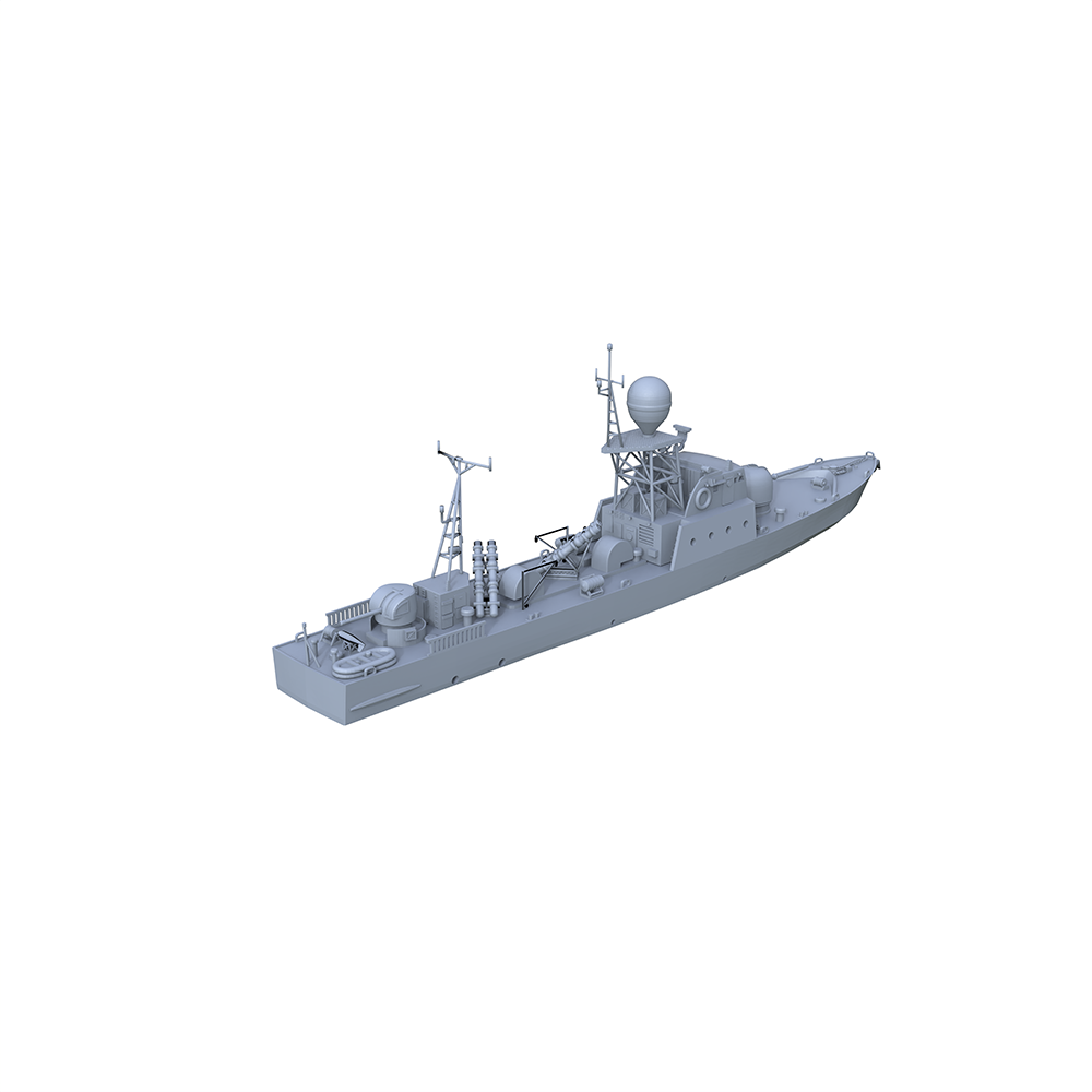 SSC149 Military Model IR La Combattante IIa Missile Boat Water Line — detail view 5