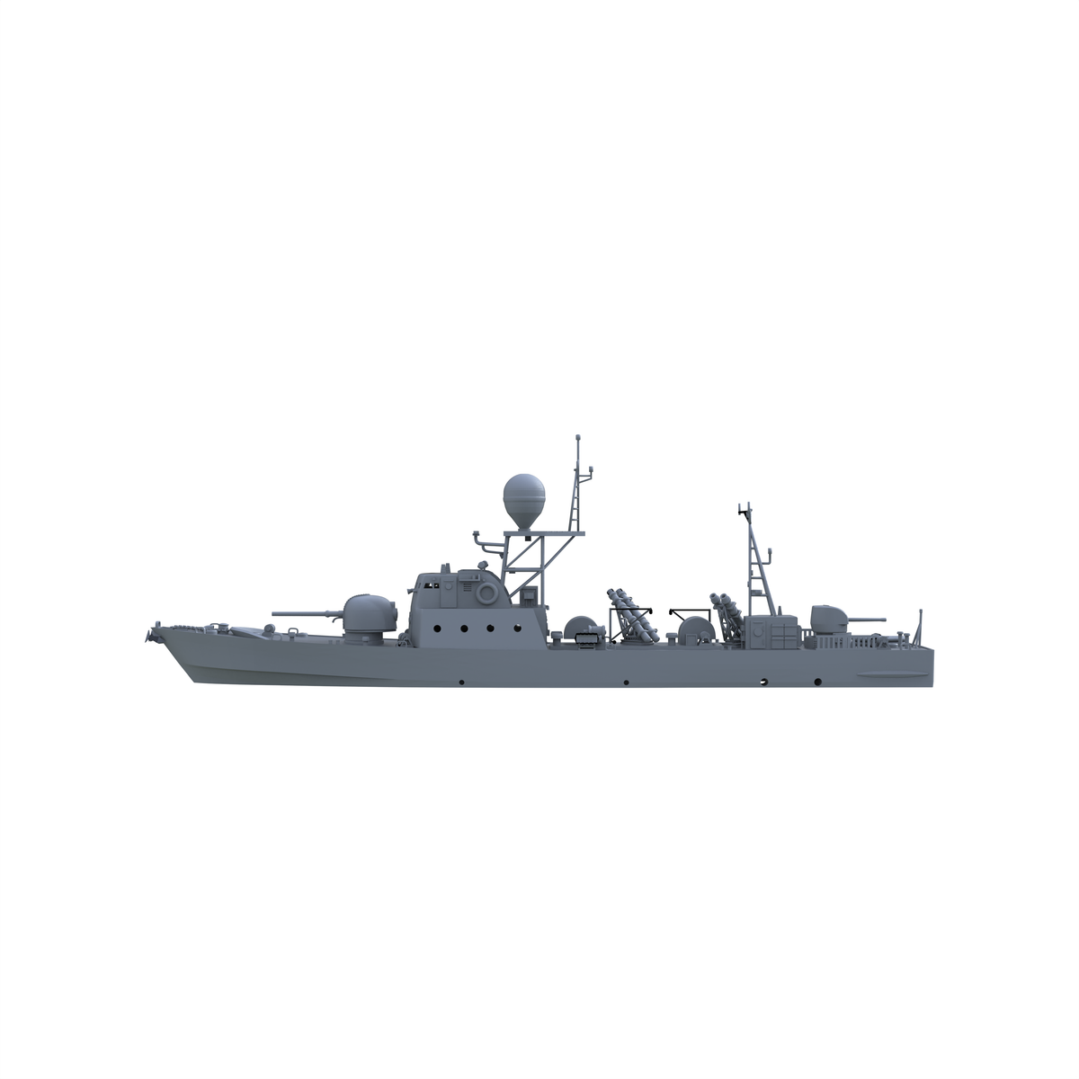 SSC149 Military Model IR La Combattante IIa Missile Boat Water Line — detail view 7