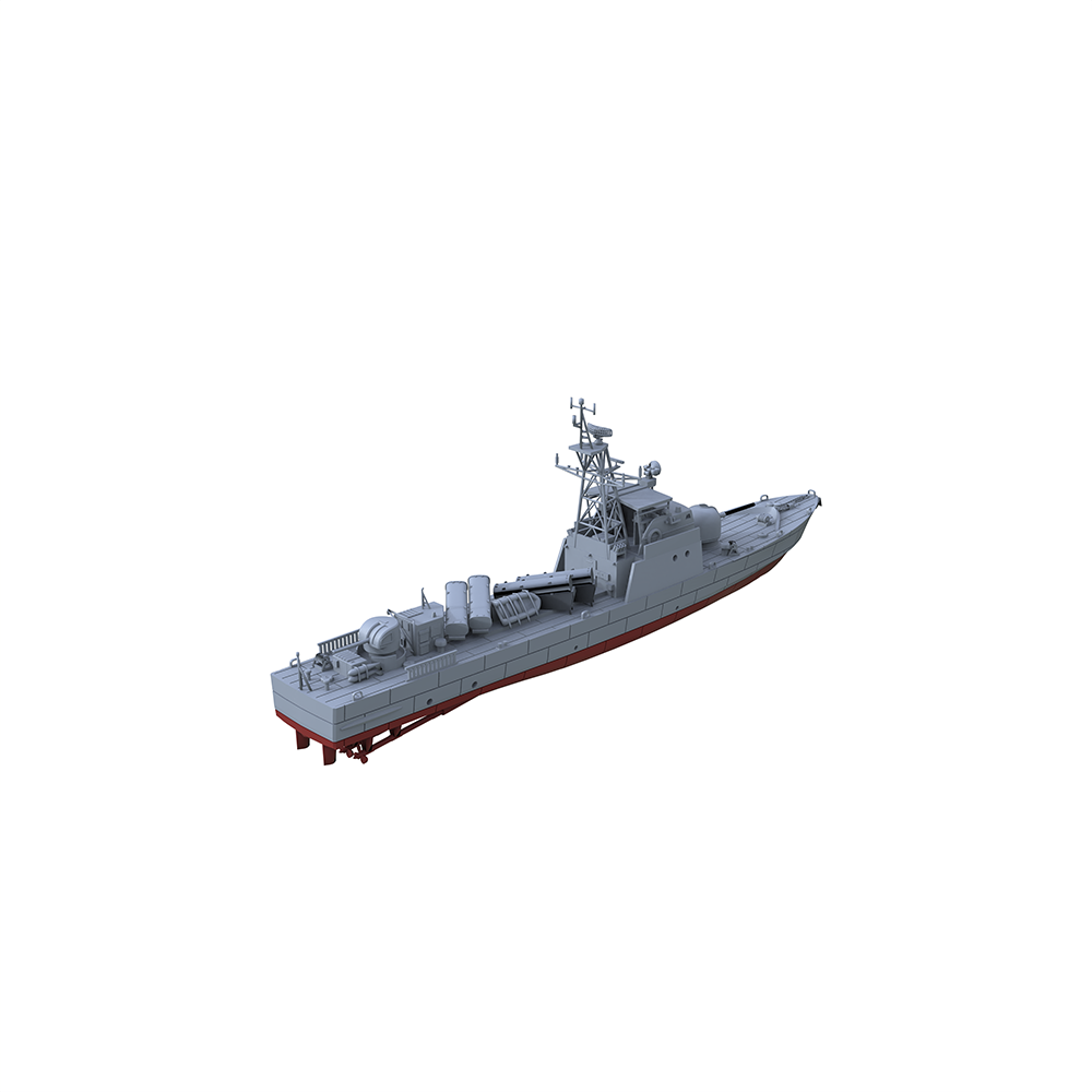 SSC150S Military Model LY Beir Grassa Missile Boat Full Hull — detail view 2