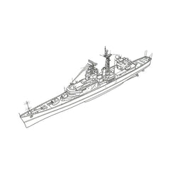 SSC157S Military Model  USS Galveston Class Little Rock CLG-4 Missile Cruiser Full Hull