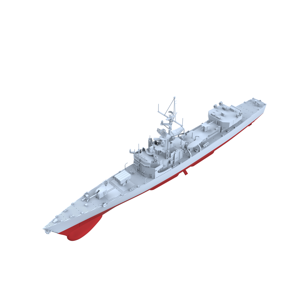 SSC158S Military Model USS DE-1040 Garcia Class Frigate Full Hull Main image