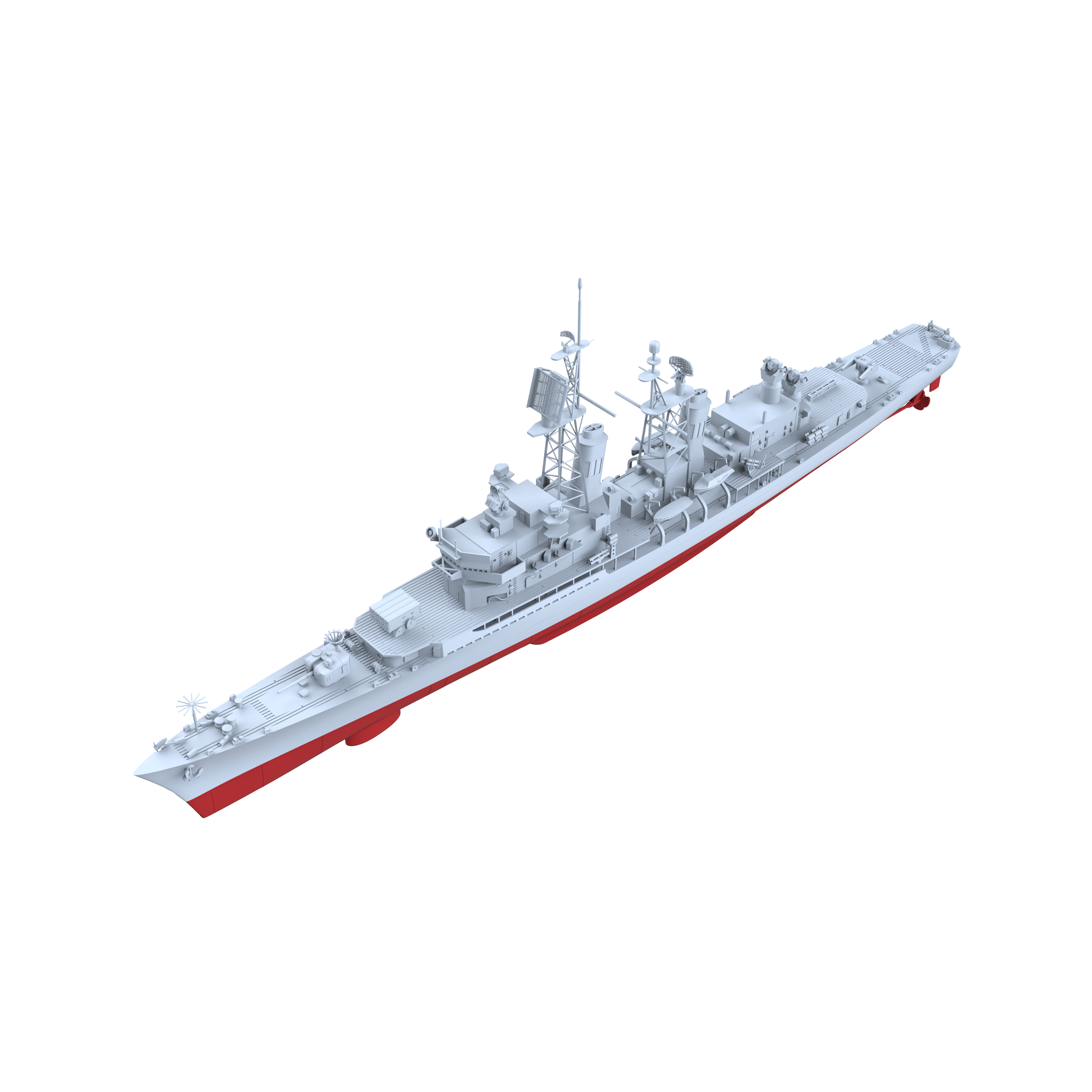 MRY-SFW SSC161S Military Model  USS DDG-40 Coontz Class Destroyer Full Hull