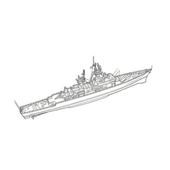 SSC165S Military Model USS Leahy Class Cruiser Full Hull