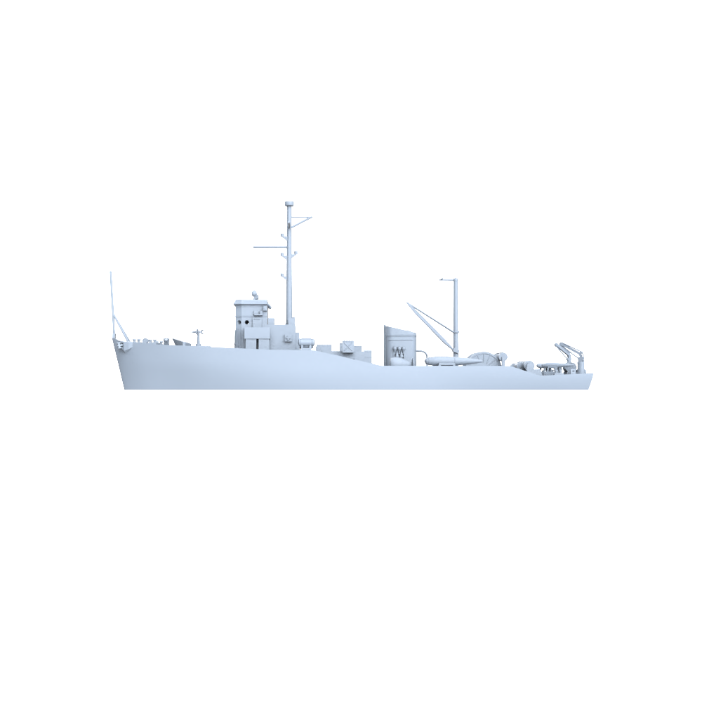 SSC166  Military Model USS Adjutant Class Minesweeper Water Line Secondary image