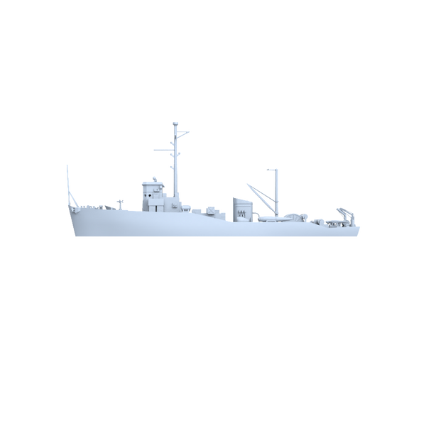 SSC166  Military Model USS Adjutant Class Minesweeper Water Line