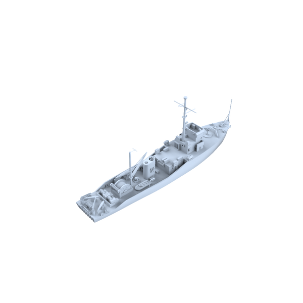 SSC166  Military Model USS Adjutant Class Minesweeper Water Line