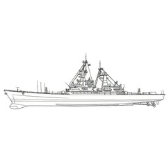 SSC167S  Military Model USS Virginia Class Cruiser Full Hull