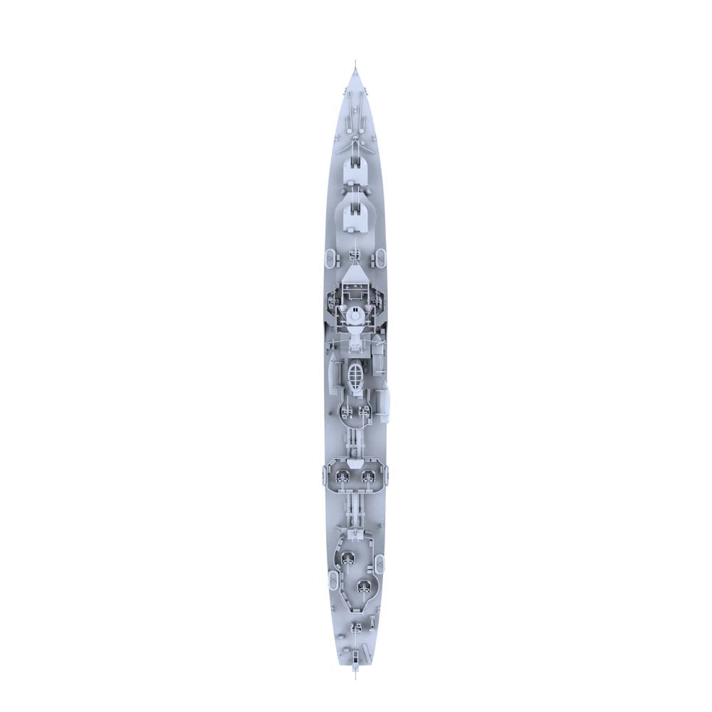 SSC171 Military Model  HMS Battle Class Destroyer Water Line