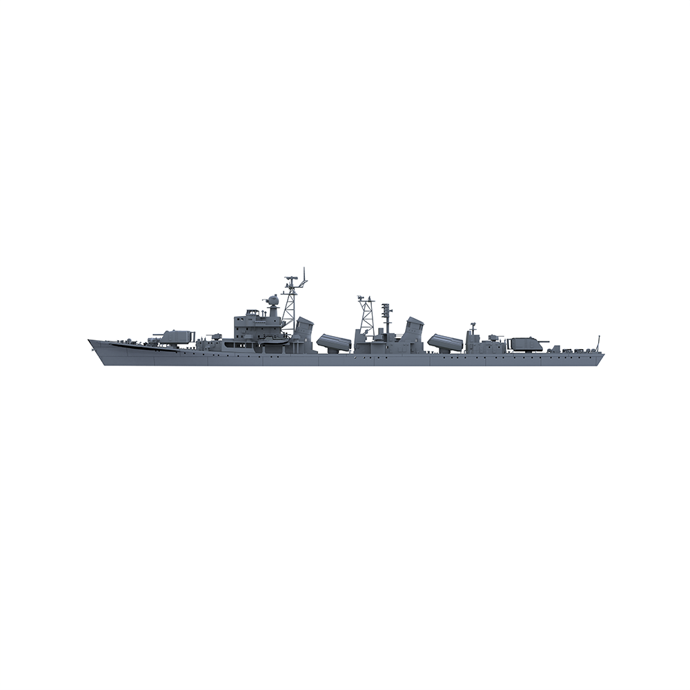 SSC177 Military Model CNS Luda I Class Destroyer Water Line — detail view 4