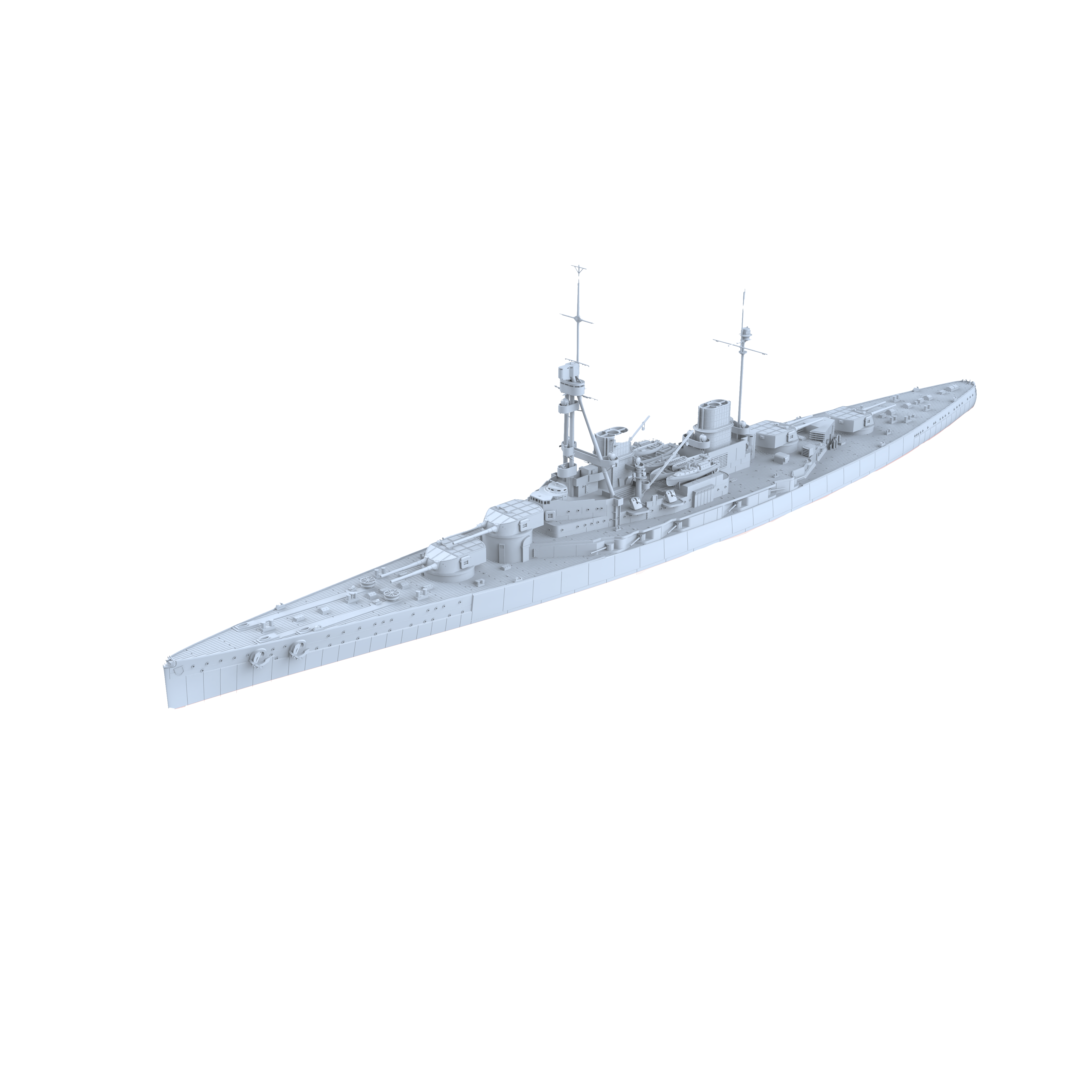 MRY-SFW SSC192 Germany SMS Derfflinger Derfflinger class Battlecruiser Water Line Resin Warship Military Ship Model Hobby Collection Unassembled Unpainted