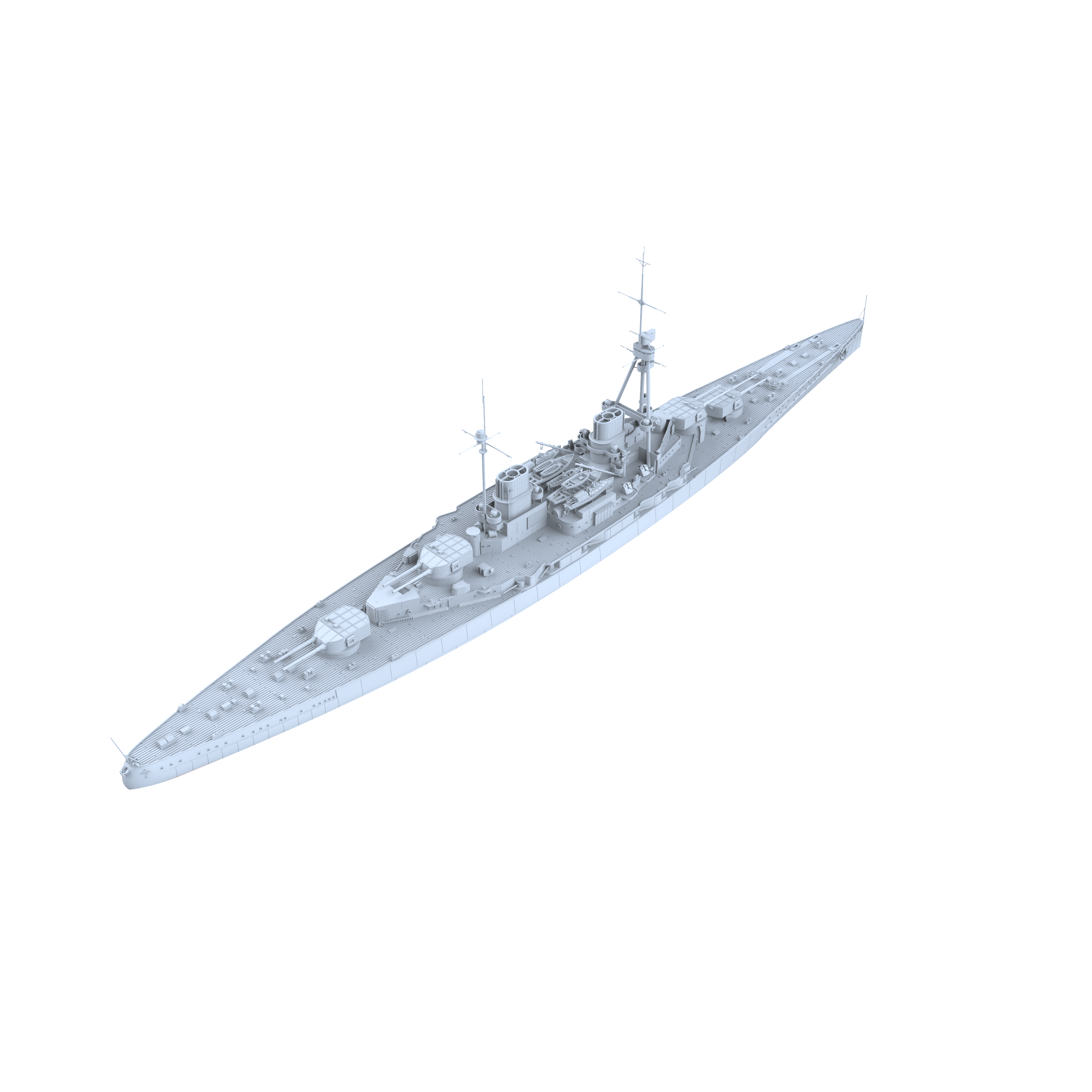 MRY-SFW SSC192 Germany SMS Derfflinger Derfflinger class Battlecruiser Water Line Resin Warship Military Ship Model Hobby Collection Unassembled Unpainted