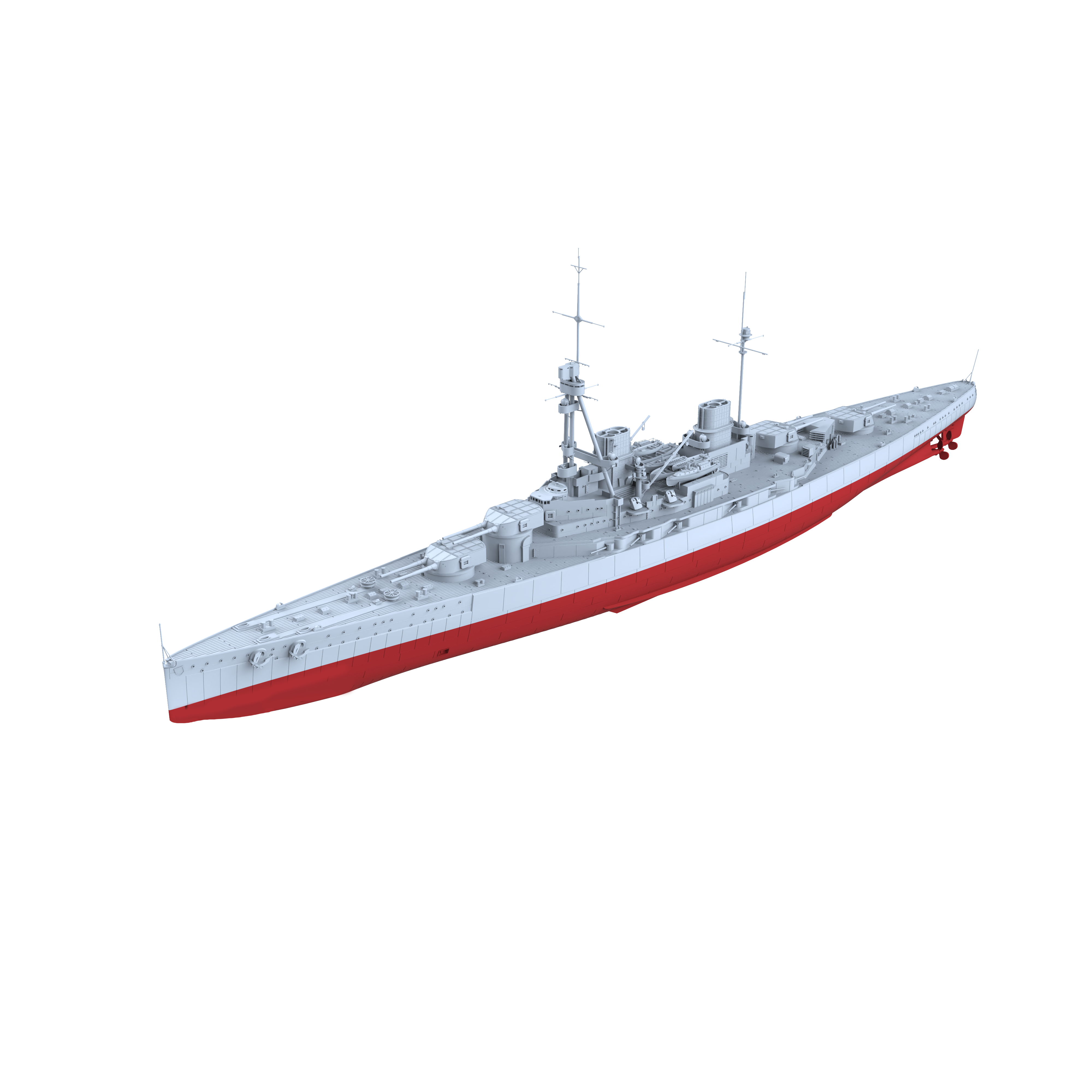 MRY-SFW SSC192S Germany SMS Derfflinger Derfflinger class Battlecruiser Full Hull Resin Warship Military Ship Model Hobby Collection Unassembled Unpainted