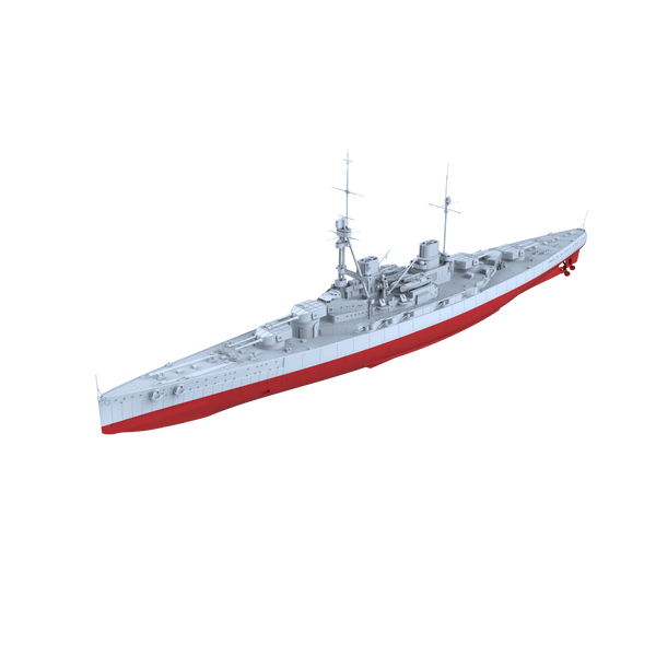 MRY-SFW SSC192S Germany SMS Derfflinger Derfflinger class Battlecruiser Full Hull Resin Warship Military Ship Model Hobby Collection Unassembled Unpainted