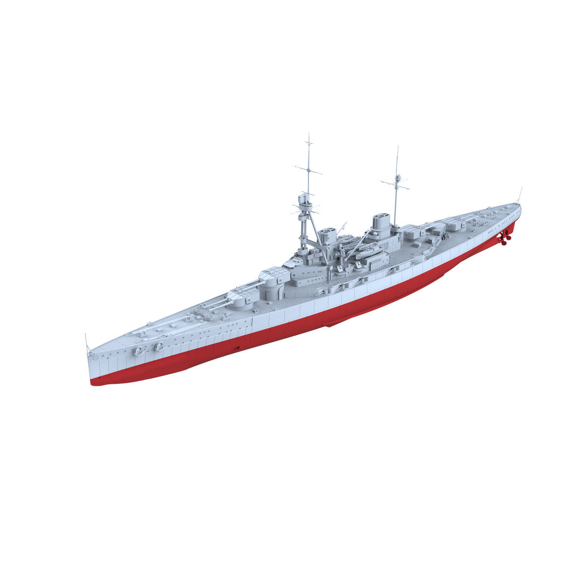 MRY-SFW SSC192S Germany SMS Derfflinger Derfflinger class Battlecruiser Full Hull Resin Warship Military Ship Model Hobby Collection Unassembled Unpainted