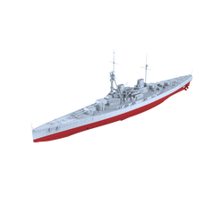 MRY-SFW SSC192S Germany SMS Derfflinger Derfflinger class Battlecruiser Full Hull Resin Warship Military Ship Model Hobby Collection Unassembled Unpainted