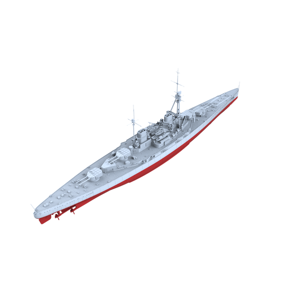 MRY-SFW SSC192S Germany SMS Derfflinger Derfflinger class Battlecruiser Full Hull Resin Warship Military Ship Model Hobby Collection Unassembled Unpainted